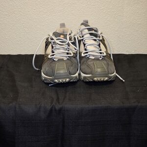 Womens Merrell Gray and White Athletic Shoes 9